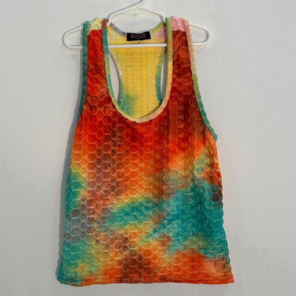 2 Be Free Colorful Tank Top
